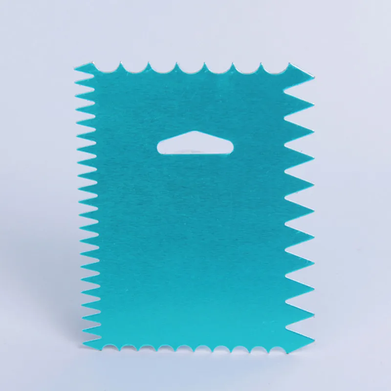 Алюминиевое зубчатое лезвие скребок для масла украшение торта мастикой набор