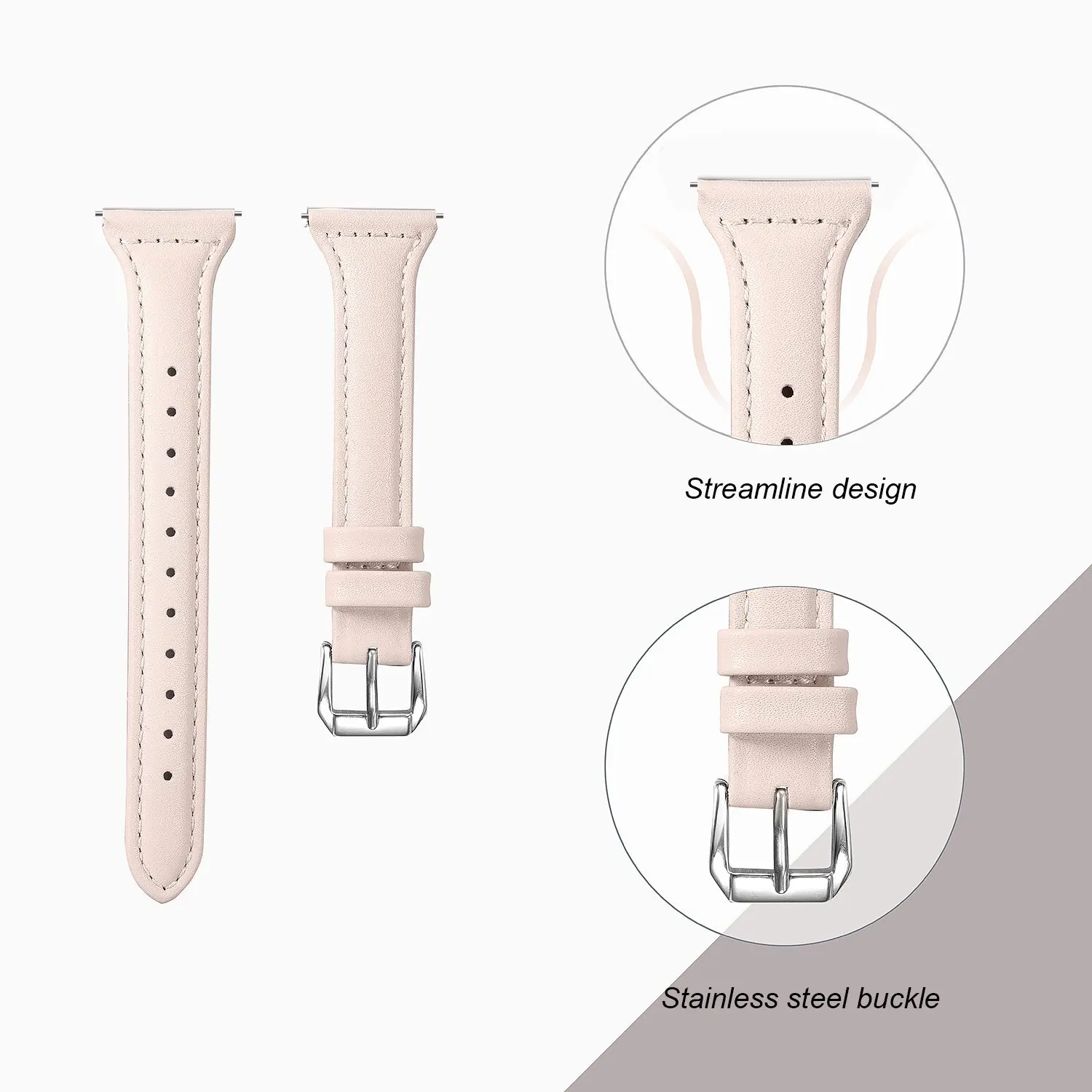 Элегантный тонкий кожаный ремешок для часов для Xiaomi Huami Amazfit PACE Смарт-часы замена Классическая пряжка кожаный браслет 22 мм