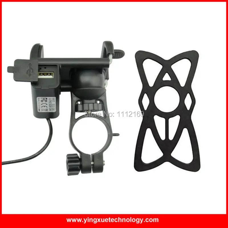 Держатель для мобильного телефона с креплением на руль мотоцикла скутера 12 24 В 2 4