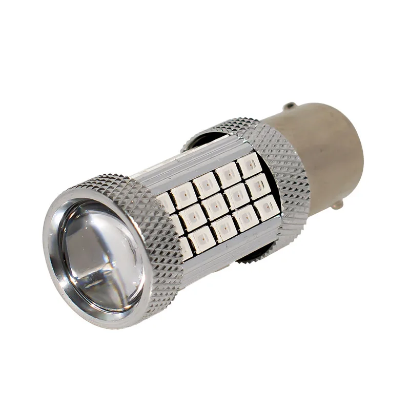 Автомобисветодиодный светодиодные лампы 1156 BA15S P21W BAU15S PY21W 66 SMD 2835 BAW15S PR21W BAY15S белый
