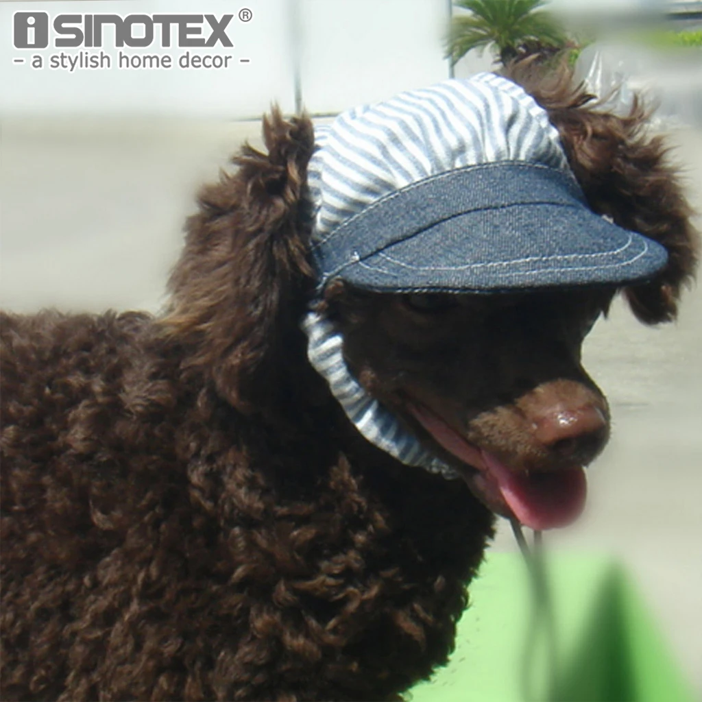 

Полосатые синие Шапки для собак, спортивные солнцезащитные шапки, товары для домашних животных, дышащие бейсболки для собак, аксессуары для...