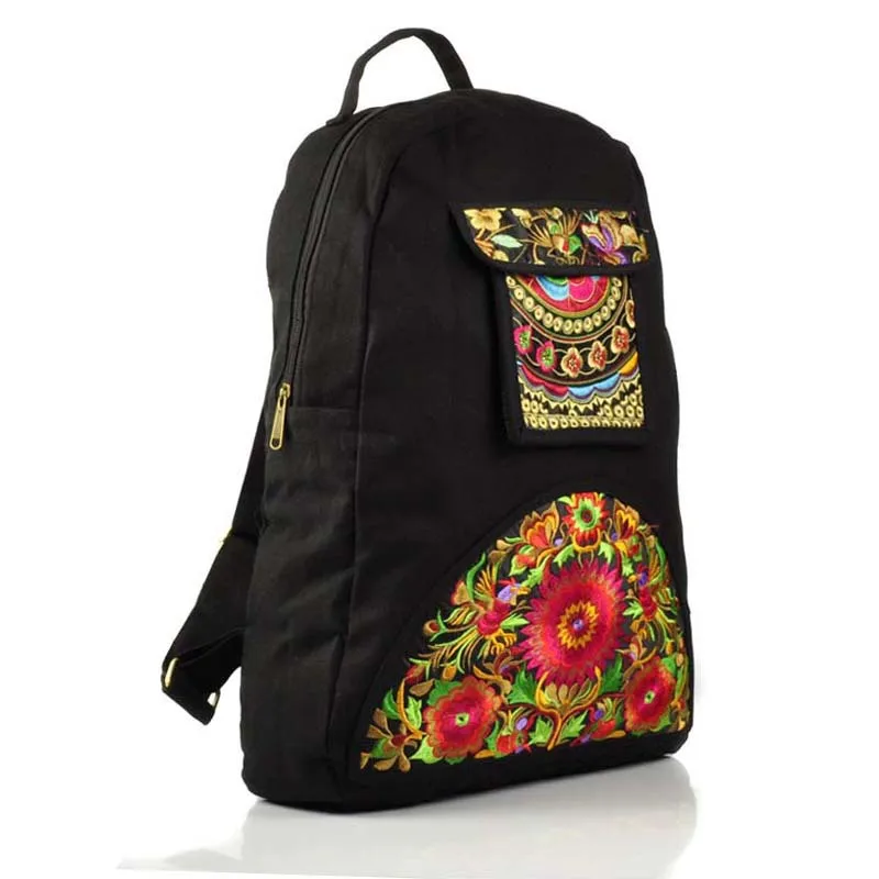 free shipping channel cycling hiking backpacks The new factory direct selling embroidered bag Yunnan ethnic embroidery embroider | Багаж и