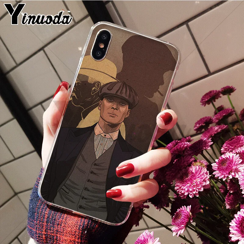 Yinuoda Peaky bliners TPU Мягкий силиконовый чехол для телефона чехол для iphone 8 7 6 6S Plus 5 5S SE XR X XS MAX Coque Shell