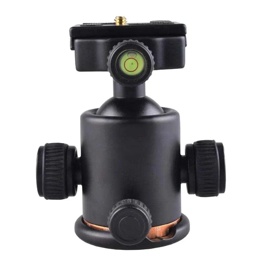 Алюминиевая стандартная шаровая Головка штатива + БЫСТРОРАЗЪЕМНАЯ пластина для