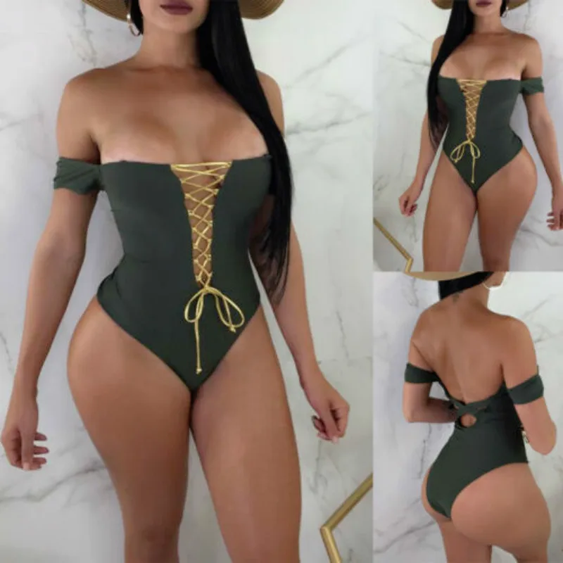 Sexy Women Girls One-Piece Swimsuit Beach Swimwear Monokini Bikini 2019 Bathing Suit | Спорт и развлечения