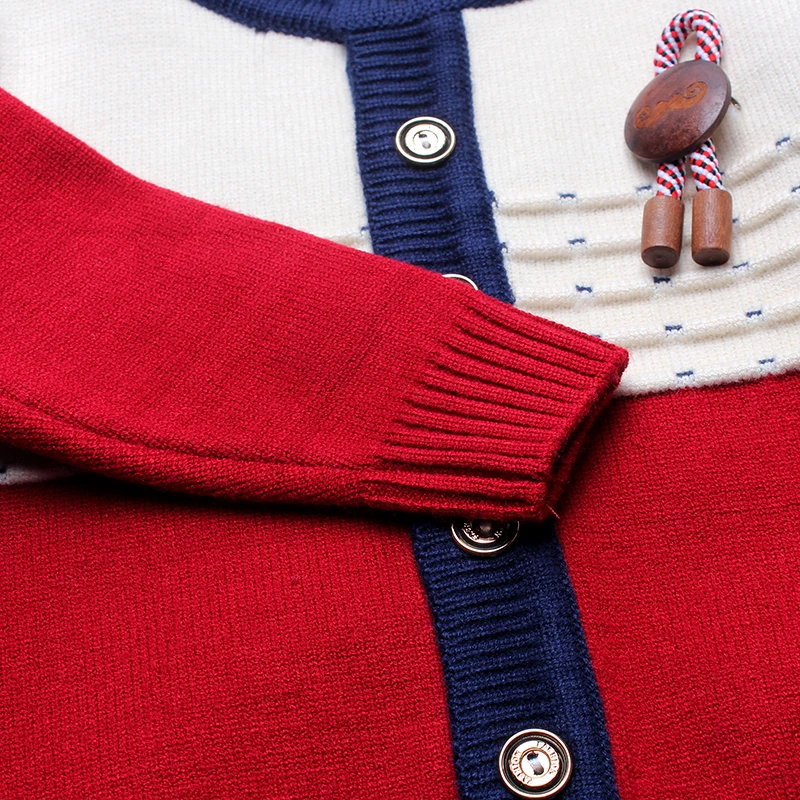 Мягкие свитера для мальчиков кардиган из хлопка вязаный детский с пуговицами