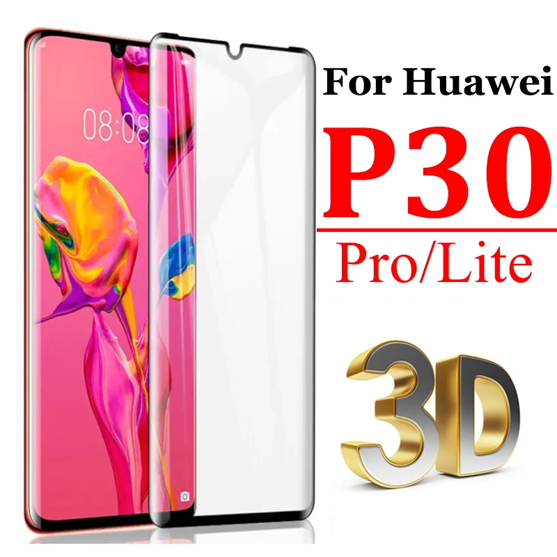 3D Защитное стекло для huawei p30 pro lite Защитная пленка экрана tremp huavei p 30 light закаленное