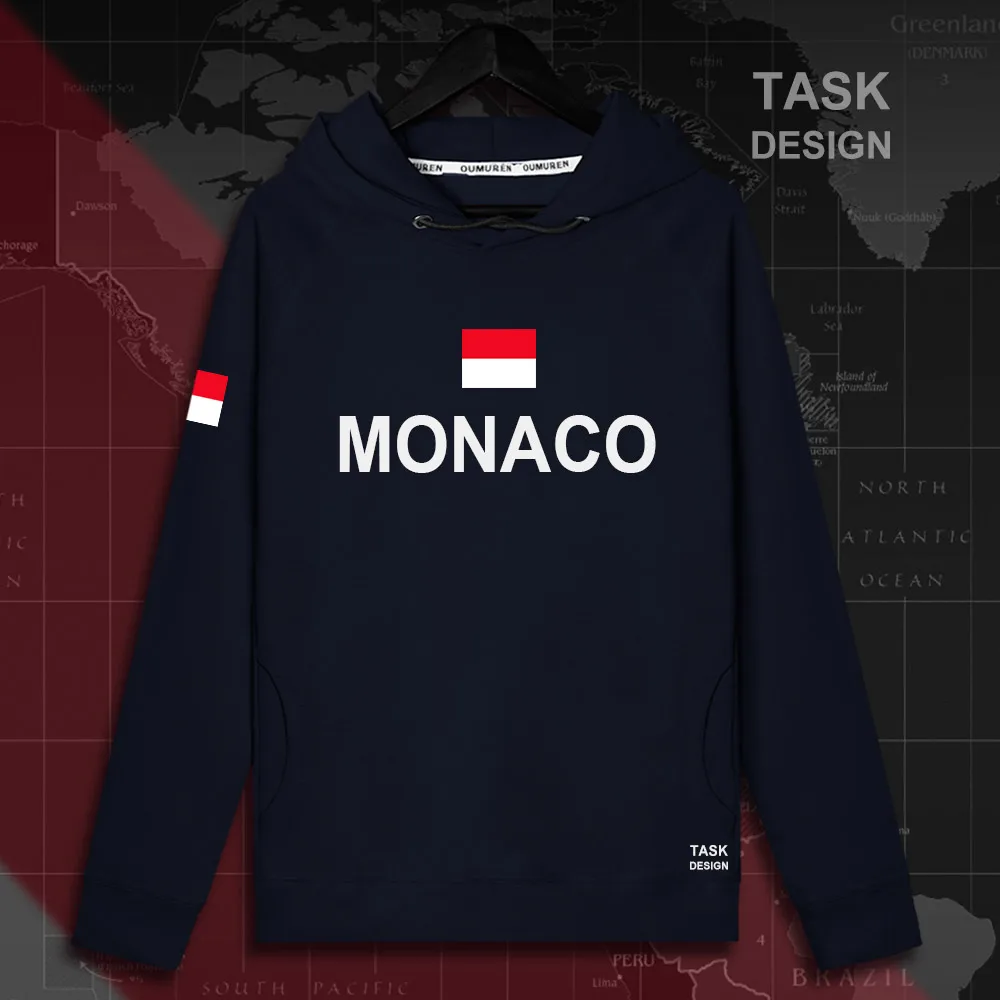 Мужская толстовка с капюшоном княжества Monaco MCO MC пуловер уличная одежда
