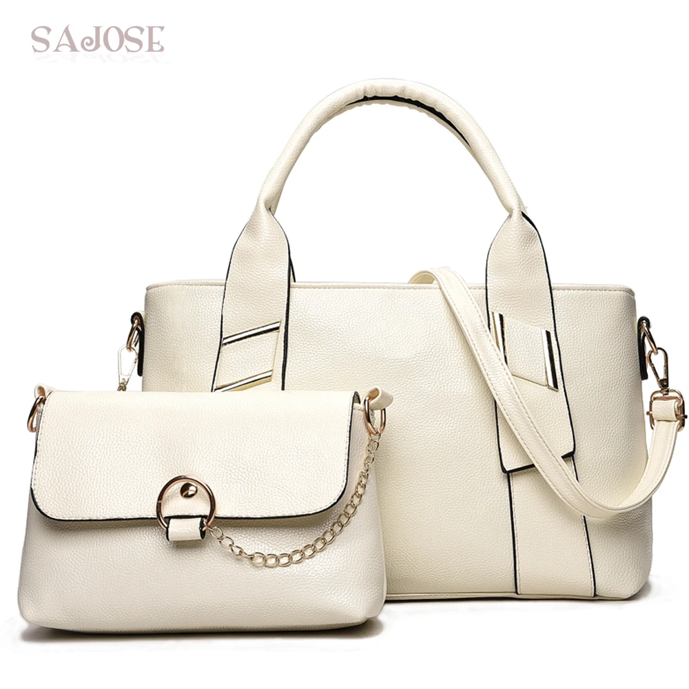 Женские кожаные сумки многофункциональные 2 комплекта известные бренды