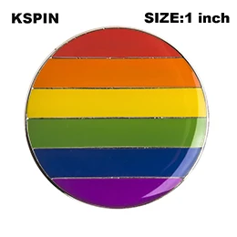 XY0309 Asexual Pride Радужный Флаг Rozet металлический значок брошь для рюкзака для подарка XY0315 - Цвет: XY0309