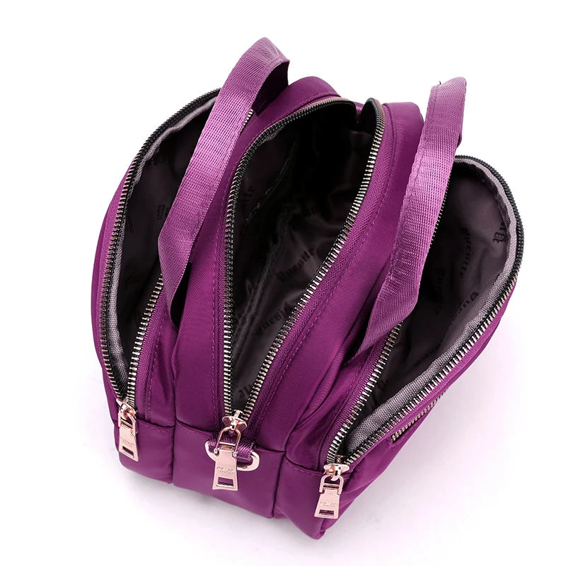 Новые женские Модные Водонепроницаемый нейлон Курьерские Сумки Женский Tote сумки
