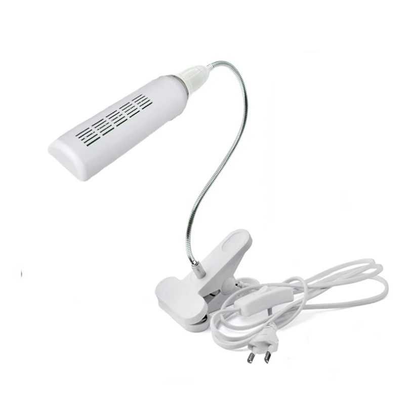 With Holder Clip Полноспектральные светодиодные лампочки для теплиц лампа для выращивания цветов, овощей семена для проращивания в помещении растущий парниковый эффект; Выращивание растений без почвы+ Настольный Держатель клип - Испускаемый цвет: With Holder Clip