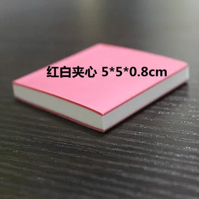 1 шт. 5x5x0,8 см квадратный DIY Скрапбукинг резиновый штамп цветной сэндвич резиновый кирпич Детские печати искусство ластик - Цвет: 6