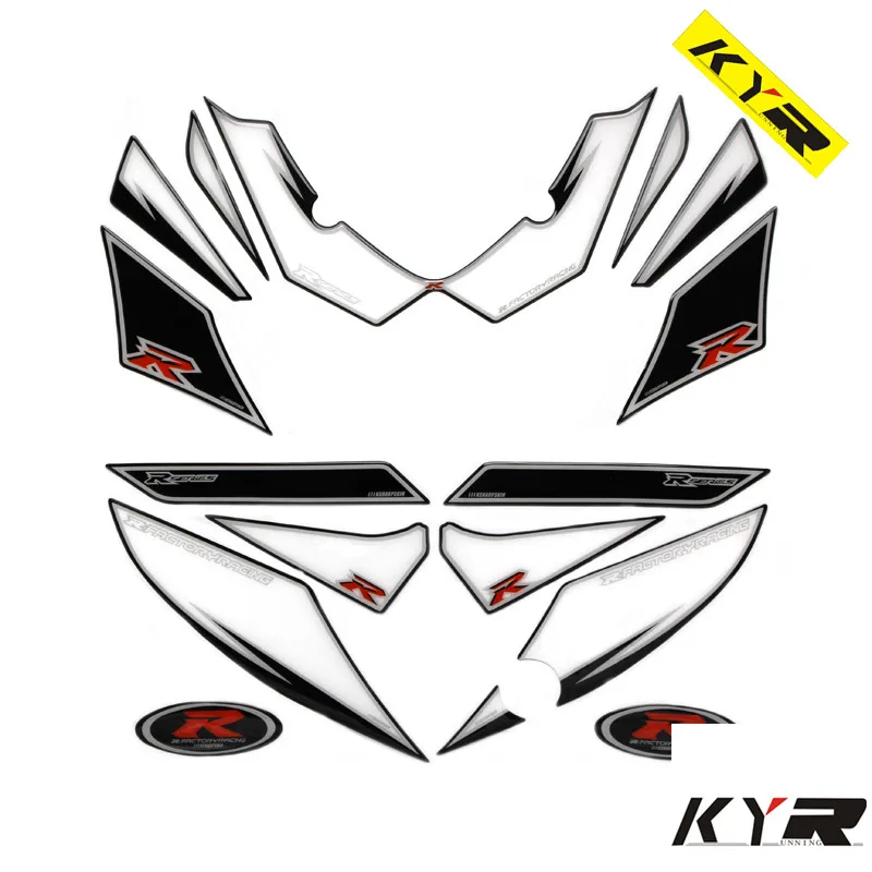 Strickers передний обтекатель двигателя GSXR 1000 количество доска 3D гель протектор для SUZUKI GSX R 1000 2009 GSXR1000