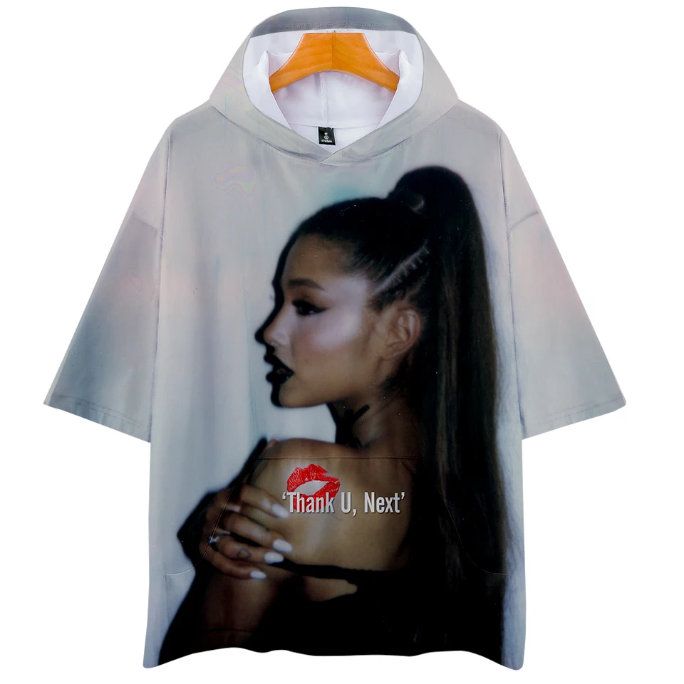 Прямая поставка новинка 2019 футболки 3D Ariana Grande женская летняя футболка