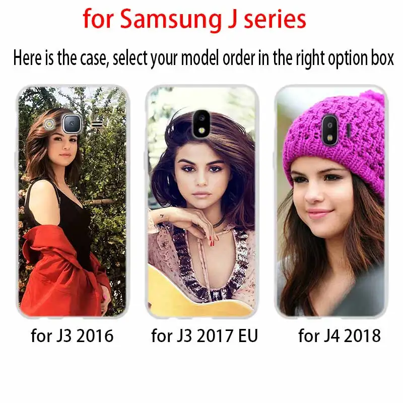 Чехол для телефона с изображением эротичной Селены Гомеза Samsung Galaxy j6 J8 J7 J5 J3 J4 Plus
