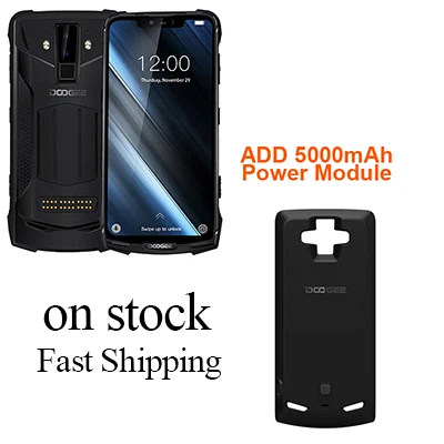 Ip68 Doogee S90 4g мобильный телефон водонепроницаемый ударопрочный 5050mah 6,18 ''Mt6671 6gb 128gb смартфон 16mp камера Сотовый телефон - Цвет: s90 and power