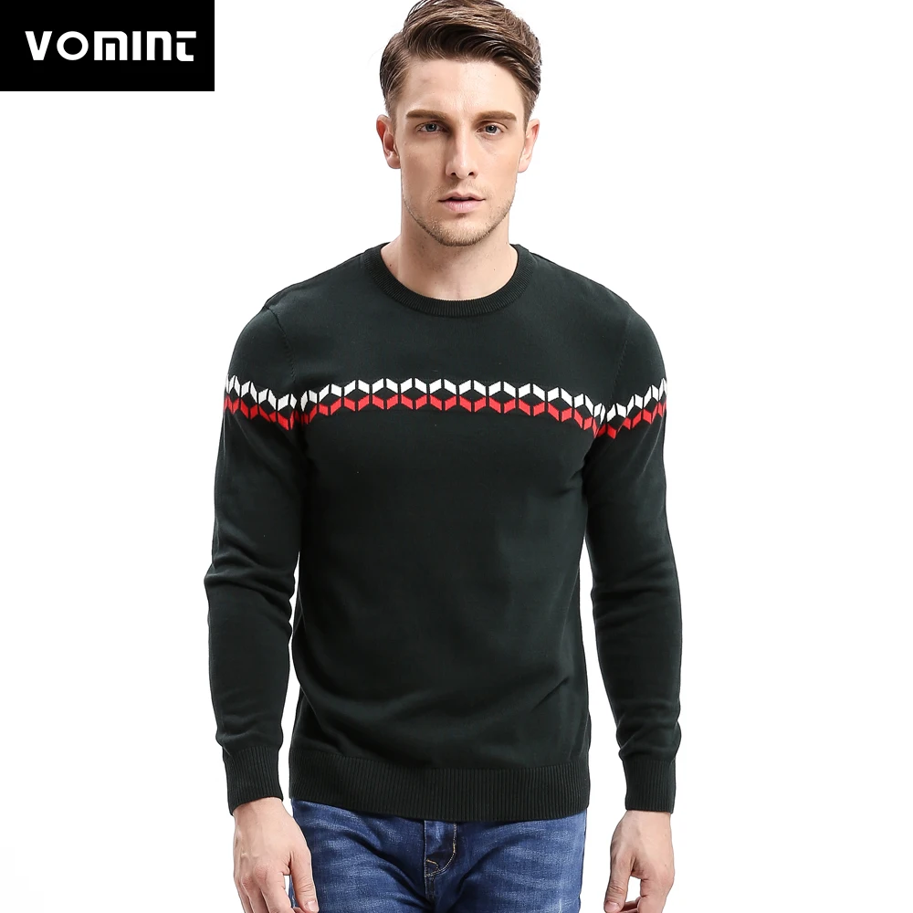 Мужские свитера пуловеры с круглым вырезом в полоску английский стиль Soilders Link