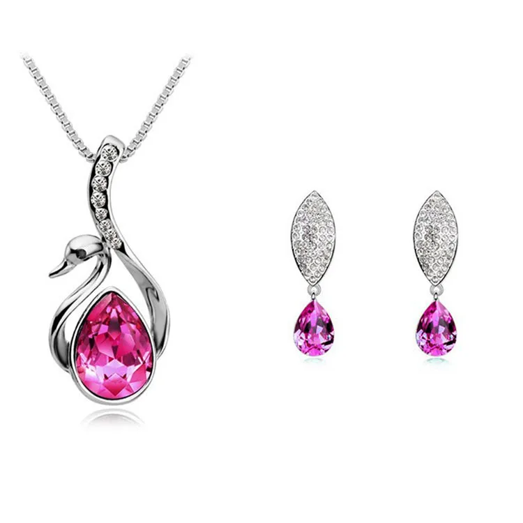 Весна 2014 оптовая продажа Модные Классические Ювелирные наборы с кристаллами