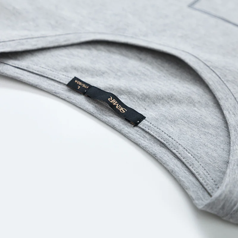 Мужская футболка с коротким рукавом SEMIR модная в стиле хип хоп круглым вырезом и