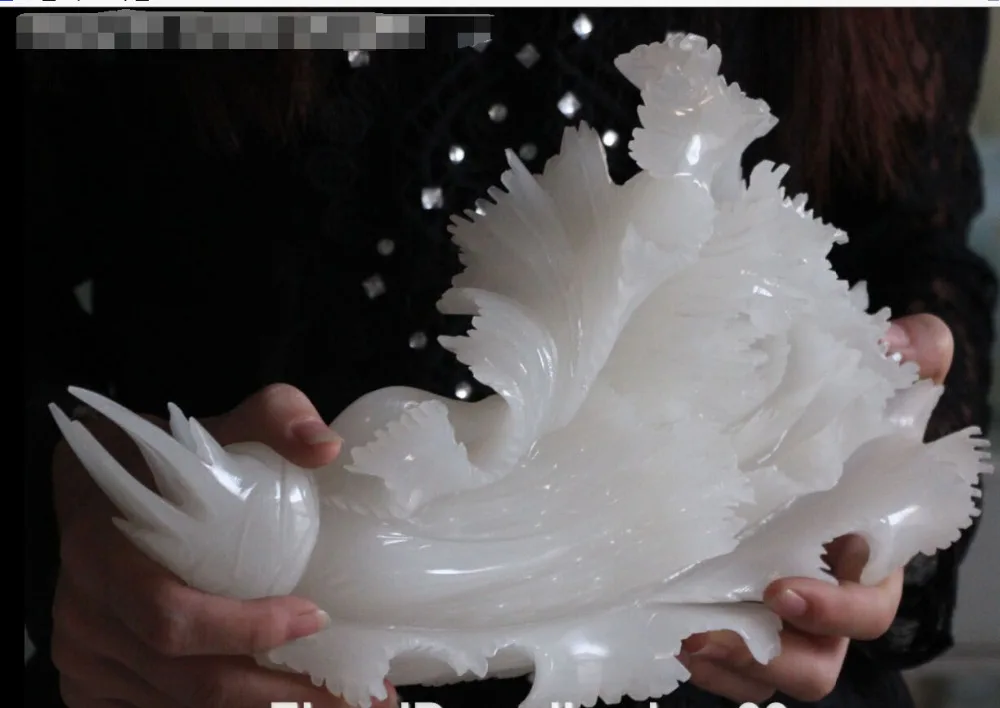 12 &quotКитайский 100% натуральный белый нефрит богатство капусты Бай Цай Чистая