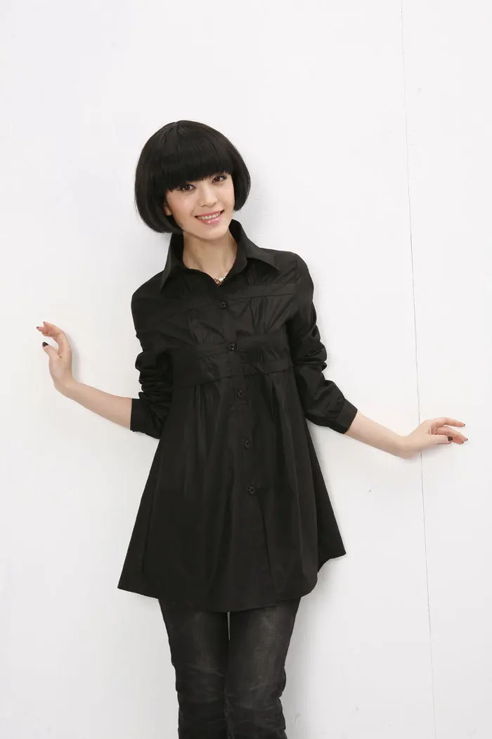 Женская длинная рубашка большого размера плюс (обхват груди 135 см) новая