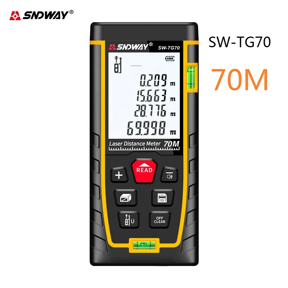 SNDWAY Новое поступление SW TG70 дешевый цифровой лазерный дальномер с диапазоном