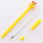 Ручка нейтральная желтая в японском и корейском стиле, 0,5 мм, 40 шт.