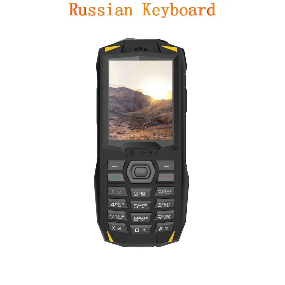 Blackview BV1000 2 4 "мобильный телефон с внешним аккумулятором русский клавиатура IP68