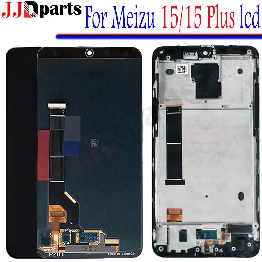 Для Meizu 15 Plus M881Q M891Q Super AMOLED ЖК-дисплей+ сенсорная панель дигитайзер с рамкой для MEIZU 15