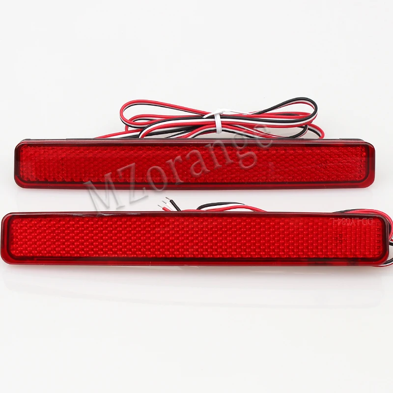 1 пара Led отражатель заднего бампера светильник для VW T5 Transporter/Multivan 2003 11 красного и