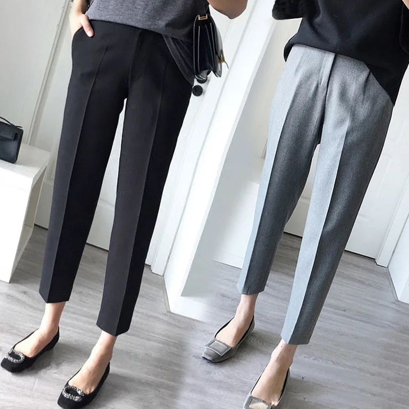 

Summer suit pants, women's summer nine-minute pants,