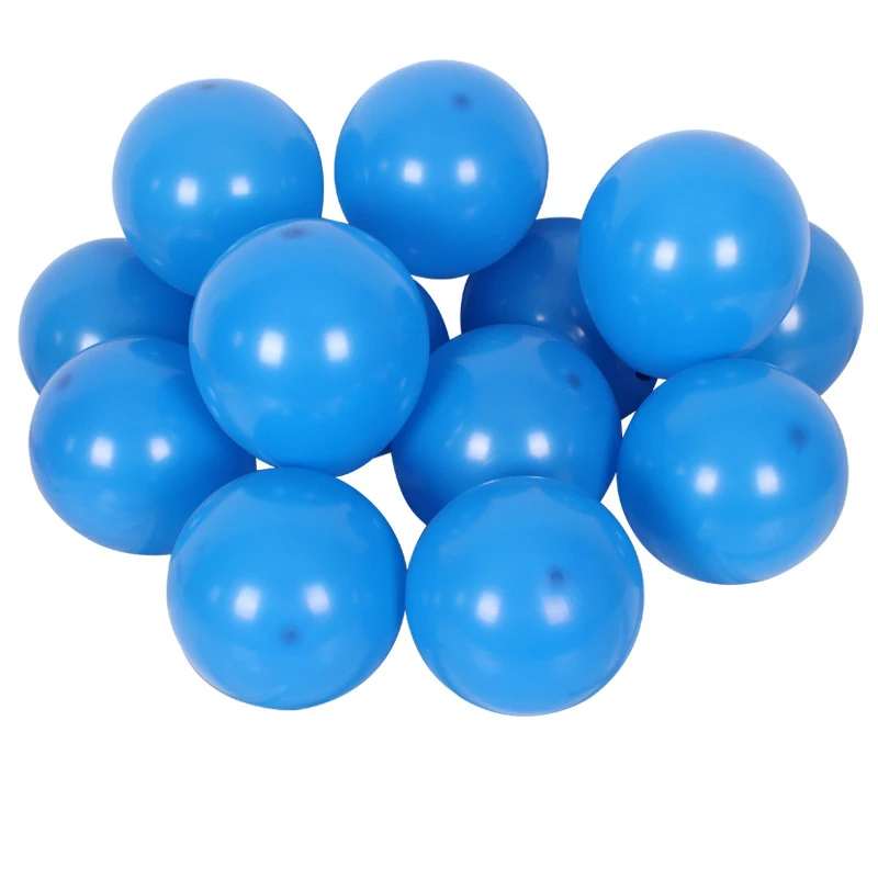 Blue Matte 50~ 100 шт./пакет 10in латексных воздушных шаров с 33 Цвета надувные свадебные украшения воздушный шар с надписью "Happy Birthday" Вечерние материалы воздушных шаров - Цвет: Blue Matte