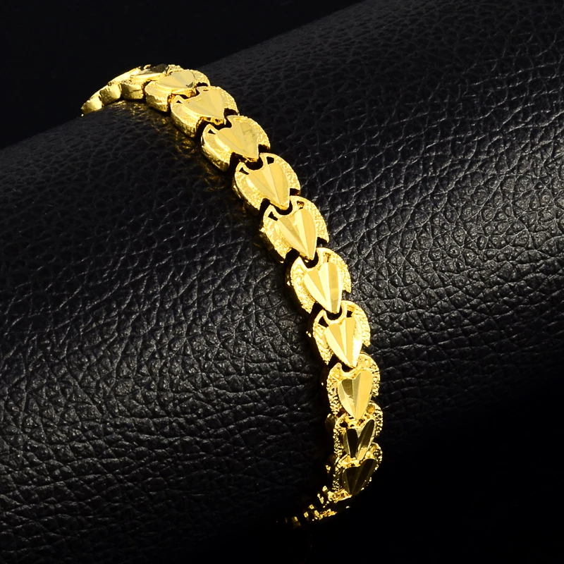 Браслеты цепочки и звенья для рук модные изысканные Милые в форме сердца