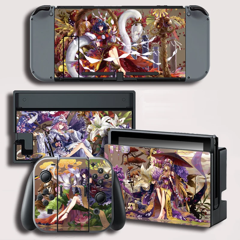 Наклейка TouHou Project для Nintendo Switch NS наклейка консоли и контроллера защитная накладка
