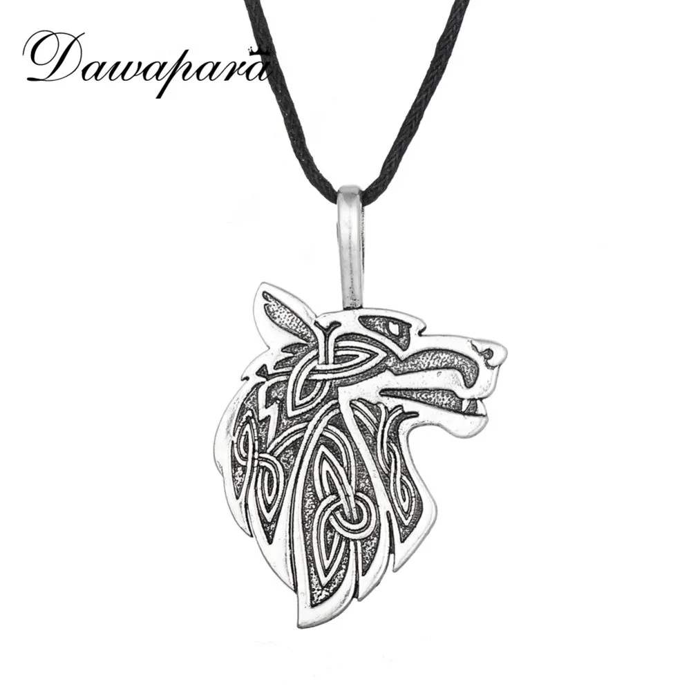 Колье с кулоном в стиле викингов колье лисой тренером животным волком