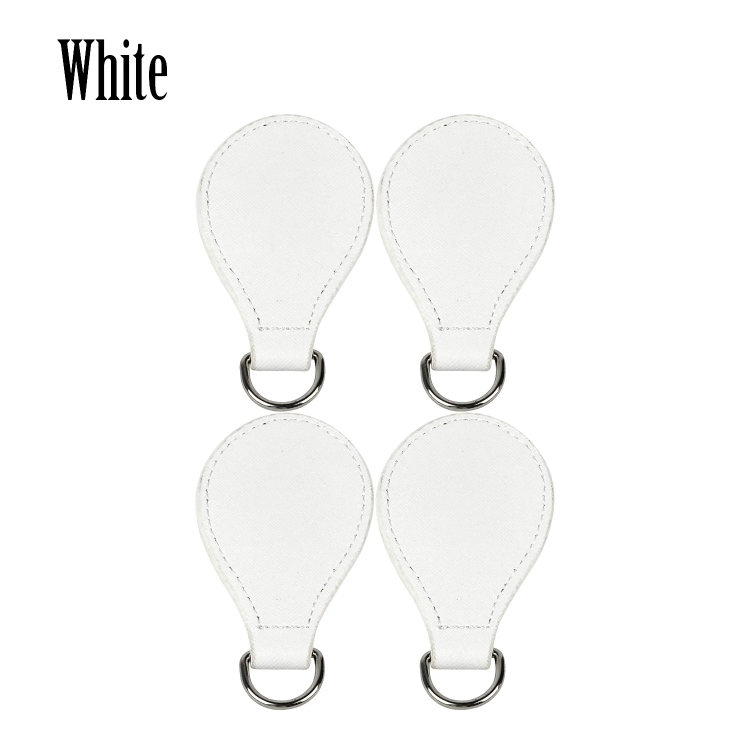 white Красочные 2 пары 4 шт ПУ капля конец для Obag капель ручка ремешок капля крепления для O сумка падения Obasket женская сумка - Цвет: white
