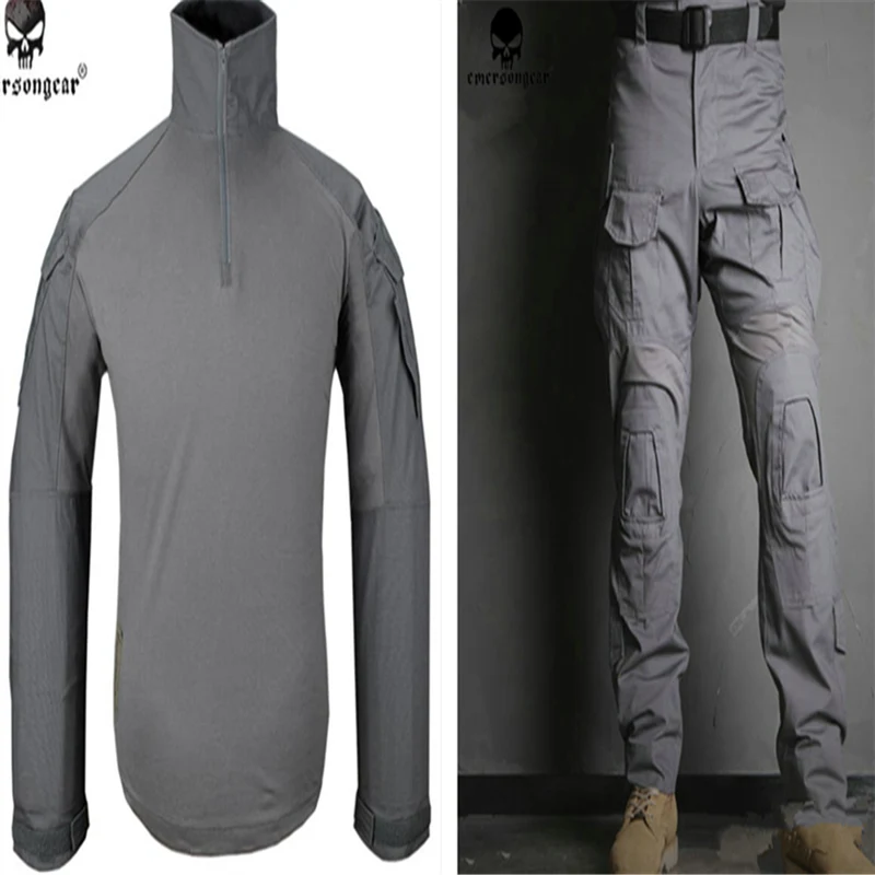 Новинка 2017 боевая униформа Emerson bdu G3 рубашка брюки и наколенники военная