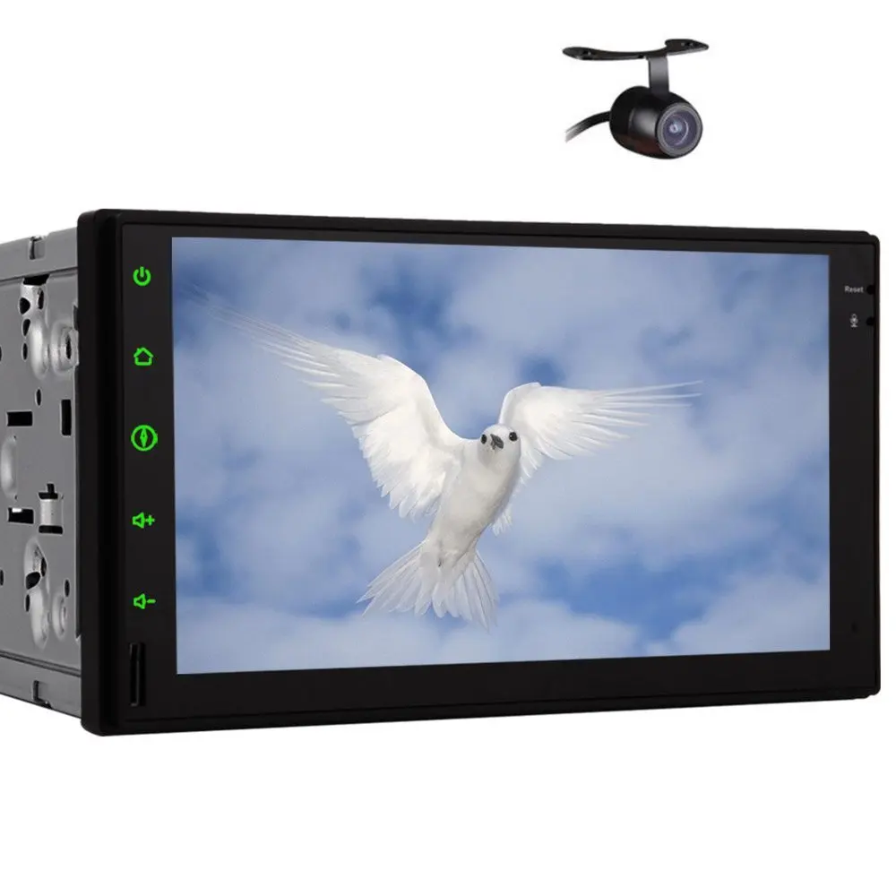 2 Din автомобильный стерео головное устройство 7 дюймов без ключа планшет чистый