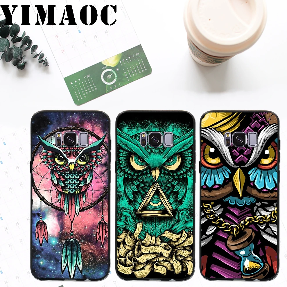 YIMAOC Bird art Soft Silicone Case for Samsung Galaxy A3 A5 A6 Plus 2017 2016 S6 S7 Edge S8 S9 &amp Note 8 9 |