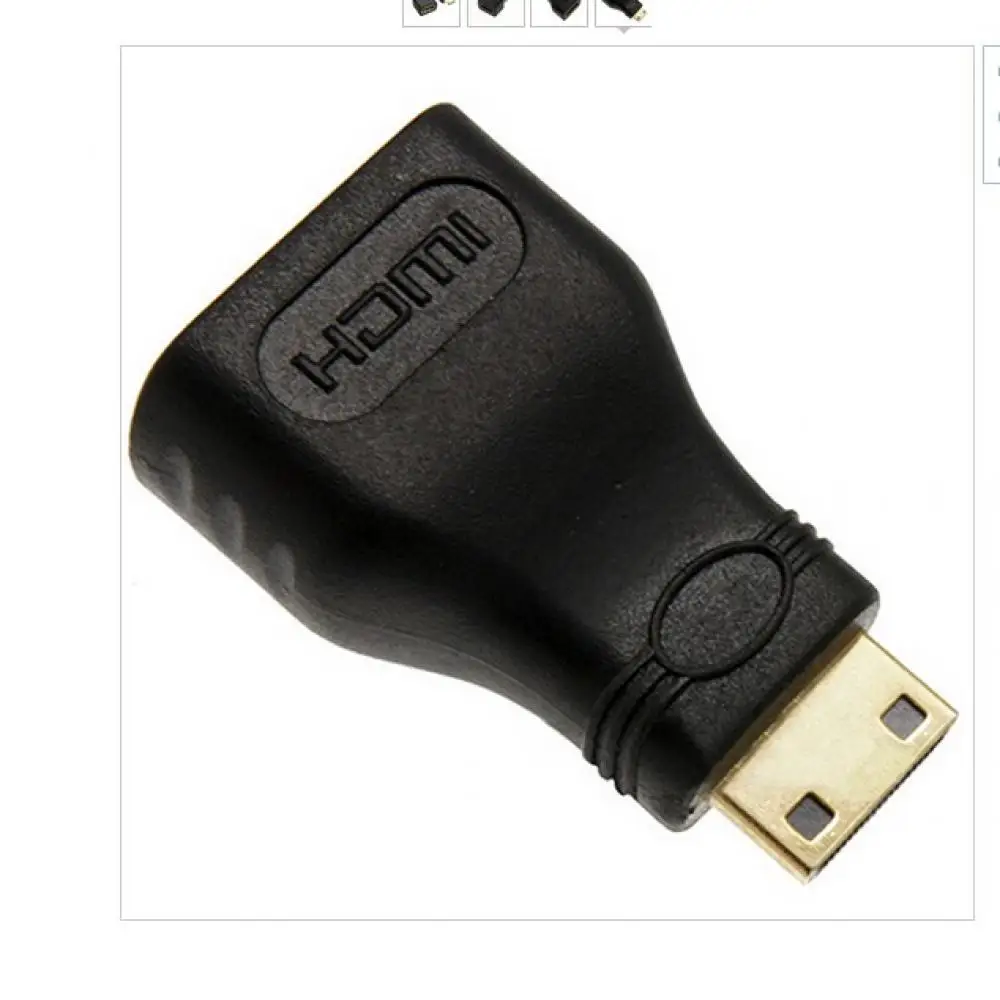 Mini HDMI(type C) Male-HDMI(type A) Женский Соединительный Кабель-адаптер для HDTV