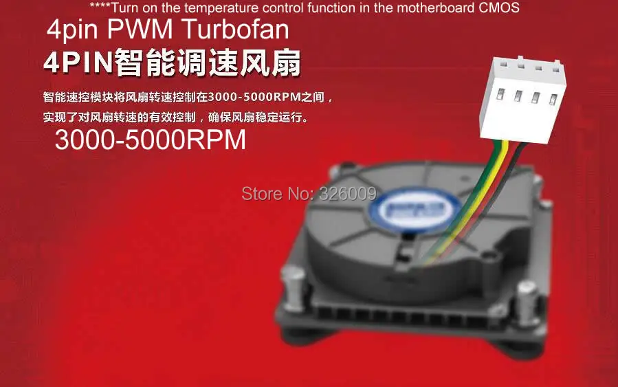 4pin ШИМ Turbo Вентилятор ультра-тонкий 29 мм для 1U сервера Процессор кулер все-в-одном ПК кулер вентилятор охлаждения для Intel LGA1151 1150 1155 1156 PcCooler C81H