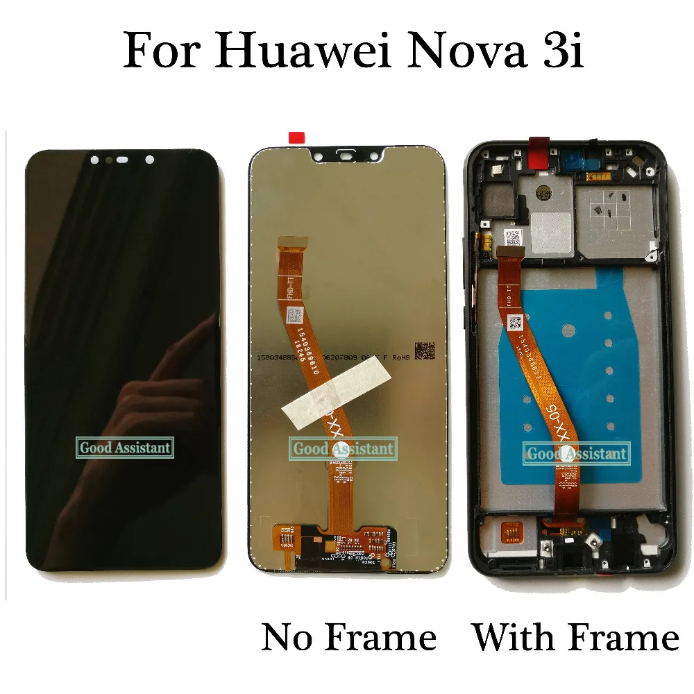 Черный/синий Новый 6 3 дюймов для Huawei Nova 3i Nova3i INE-LX2 ЖК-дисплей + дигитайзер