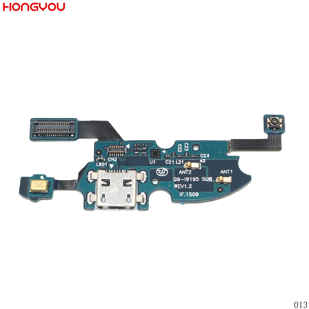 USB разъем для подключения зарядного устройства с гибким кабелем Samsung Galaxy S4 Mini