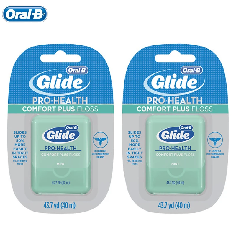 Oral B Gilde Pro health Comfort Plus зубная нить ультра Глубокая чистка уход за деснами Мятная 40 м