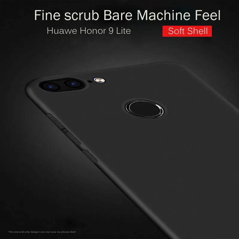 Чехол для телефона Honor 9 Lite чехол Huawei чехлы из силикона ТПУ Мягкая матовая