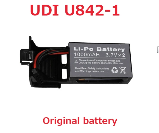 Оригинальный аккумулятор 7 4 В 1000 мАч UDI U842 для 1/UDI U818S Радиоуправляемый