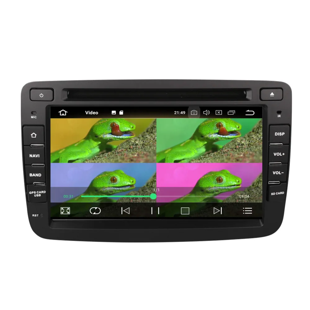 7-дюймовый Android 8 0 Восьмиядерный 4 Гб RAM автомобильный CD DVD мультимедийный плеер для