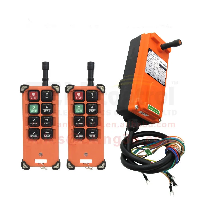 Super quality F21-E1B radio wireless industrial remote control 2 transmitter to 1 receiver original telecontrol | Электроника