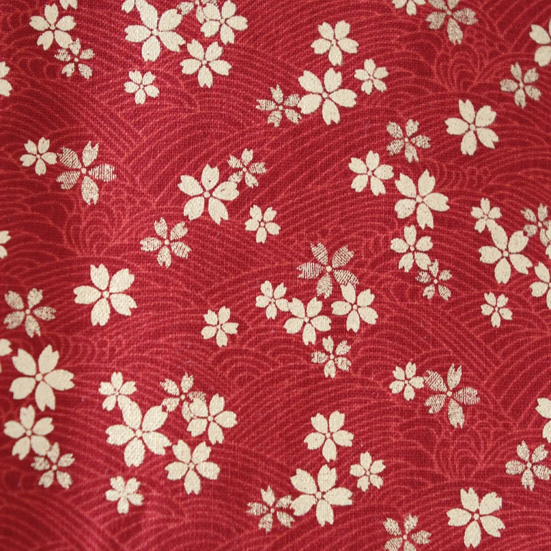 2 штуки. 50Х70см. Хлопковая ткань с японским рисунком для рукоделия.|cotton toile fabric|fabric